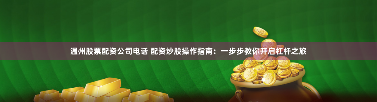 温州股票配资公司电话 配资炒股操作指南：一步步教你开启杠杆之旅