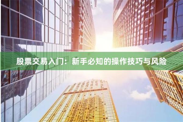 股票交易入门：新手必知的操作技巧与风险